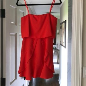 BCBGmaxazria Orange mini dress WORN ONCE